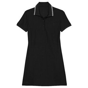 VICTORIA SECERT PINK POLO DRESS - BLACK SIZE SMALL (NEW WITH TAGS) A18